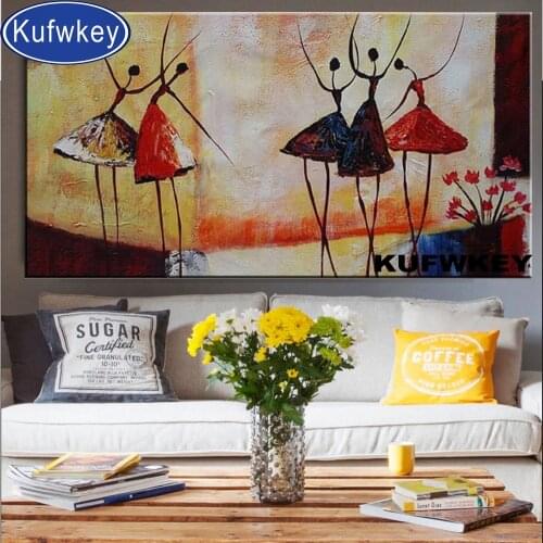 Abstract ballet dancer Diamond Painting full square round drill DIY Diamond Embroidery 5d diy Rhinestones diamond mosaic girl