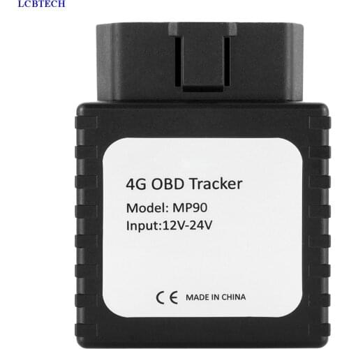 New 4G LTE OBDII OBD Vehicle Car GPS Tracker Locator Real Time Monitor Geo-Fence Overspeed Alarm Locator Finder Tracking Device