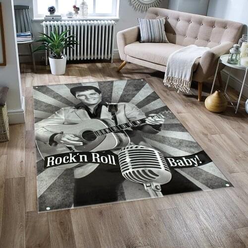 Elvis Presley Rug, New Fashion Rugs, Living Room Rug, Modern Rug, Home Decor Rugs, Fan Rugs, 3d Print Rug, Kids Room Rugs,sm210