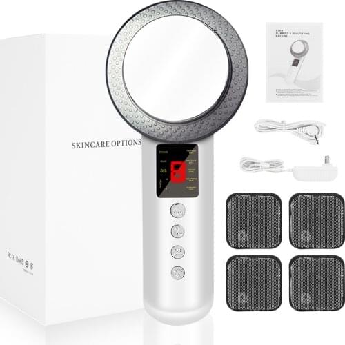 3 in 1 EMS Body Massager Ultrasonic Cavitation Slimming Machine Fat Burn Slim Cavitation Anti Cellulite LCD Screen Dropshipping