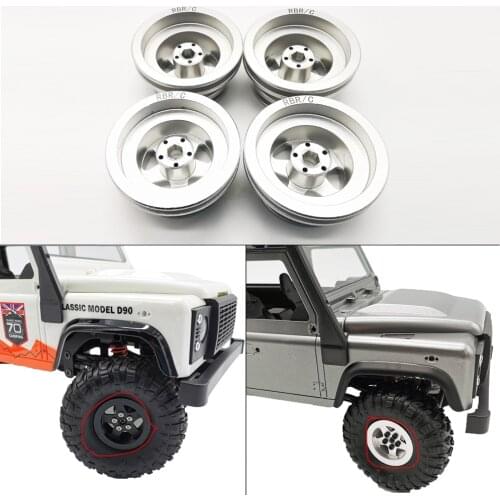 4PCS Upgraded Metal Hex Wheel Hub Tire Rims Kit Replacement For 1/12 MN D90/91 MN45 MN99s MN99 RC Car Repair Tool parts