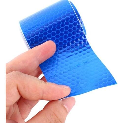 1m*5cm Car Reflective Tape Sticker Safety Mark Car Styling Self Adhesive Warning Tape Motorcycle Bicycle Film Decoration Tool