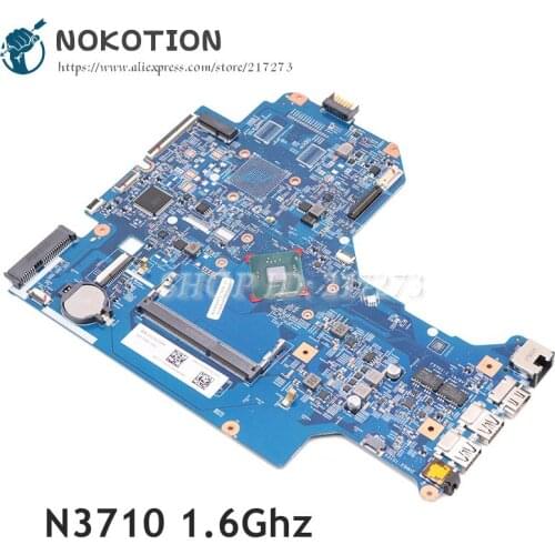 NOKOTION 925621-601 925621-001 16897-1 448.0C801.0011 For HP 17-BS 17-BS001DS Laptop Motherboard SR2KL Pentium N3710 1.6Ghz CPU