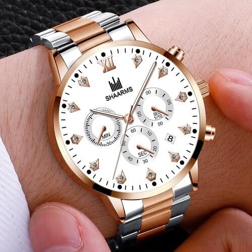 2021 New Top Brand Mens watches Fashion Design Luxury Watch Stainless Steel Strap Man Gifts Womens Watches Wrist Sport Clock