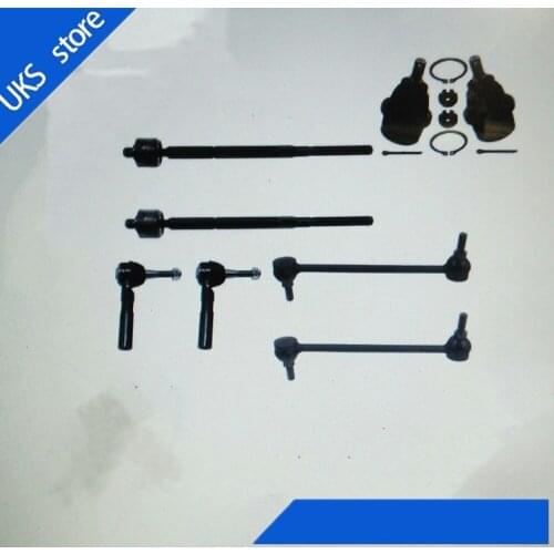 One Set 8 pcs outer tie rod end & inner tie rod & stabilizer barlink & lower ball joint for DODGE JOURNEY 2,4L 2013