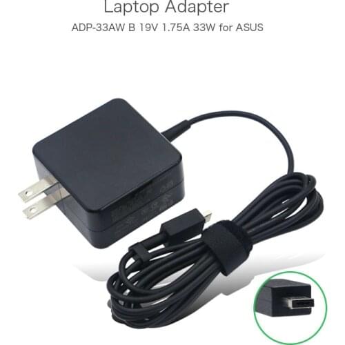 Original 19V 1.75A 33W AC Adapter USB Charger for ASUS EEEBOOK 11.6 INCH NOTEBOOK ADP-33AW B ADP-24EW B ADP-33AW A AD890526