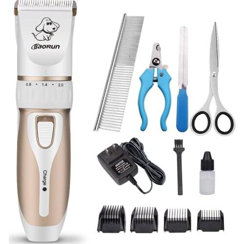 Rechargeable Low-noise Cat Dog Hair Trimmer Electrical Pet Hair Clipper Remover Cutter Grooming Pets Accessories Haircut