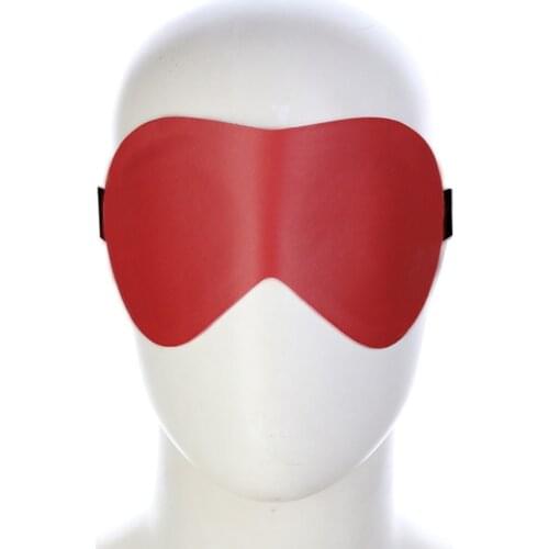 Soft Fur Genuine Leather Sexy Blindfold Adult Games BDSM Flirt Exotic Eye Mask Sleeping Eyemask Sex Toys Party Club Cosplay