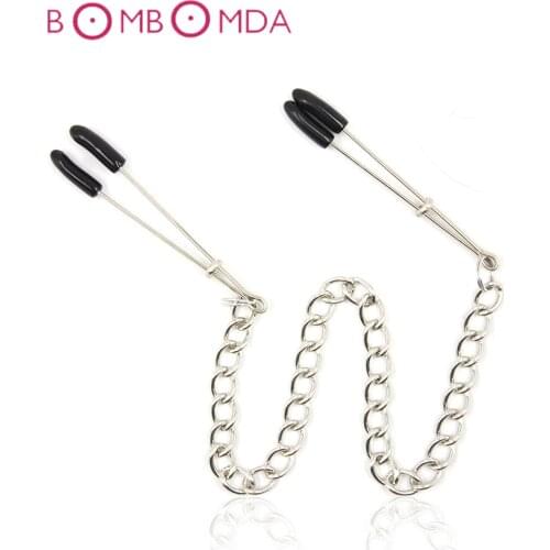 Adjustable Breast Labia Clips Sex Product Nipple Clamps Sex Toys For Couple With Metal Chain Adult Game Clit Clamp Adult Toys