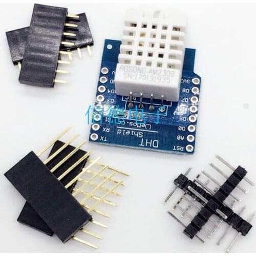 1PCS DHT Pro Shield For D1mini DHT22 Single-Bus Digital Temperature And Humidity Sensor