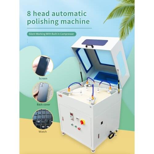 Polishing Machine 4 Head 8 Head Working Station Grinding Sanding For iPhone Samsung Oneplus LG Huawei iWatch Refurbish