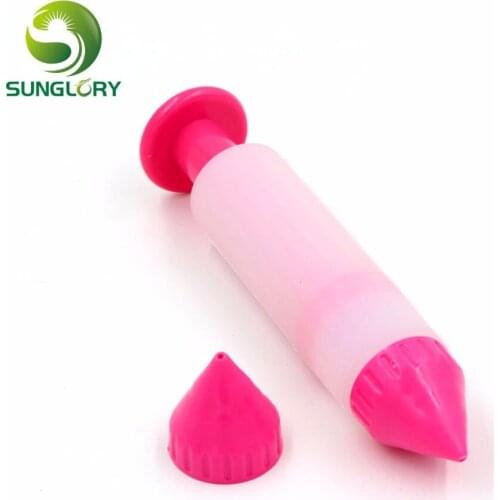 Silicone Cake Flowering Decorating Pen Cookie Pastry Icing Piping Cream Syringe Chocolate Plate Pen DIY Baking Cake Tools Mold