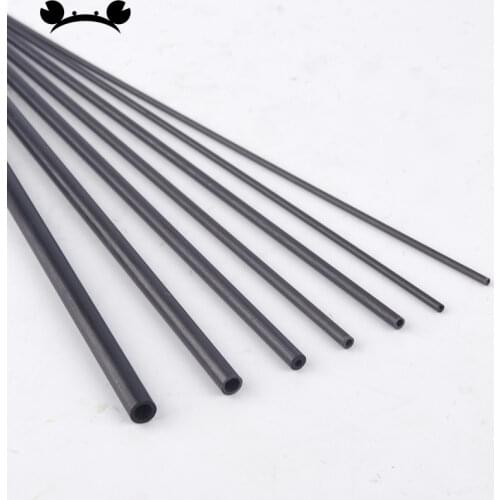 New 20pcs Carbon Fiber Hollow Tube 2mm/3mm/4mm/5mm/6mm (200mm or 400mm) for Quadcopter Multicoptor Fibra de carbono