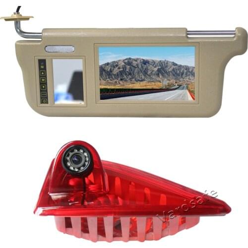 Vardsafe VS867V Sun Visor Rear View Mirror Monitor & Reverse Camera for Renault Master / Opel Vauxhall Movano / Nissan NV400