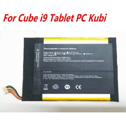 High Quality 2877167 W/ 10 Lines+Plug battery For Cube i9 Tablet PC Kubi New Li-Po Polymer Rechargeable Accumulator Replacement