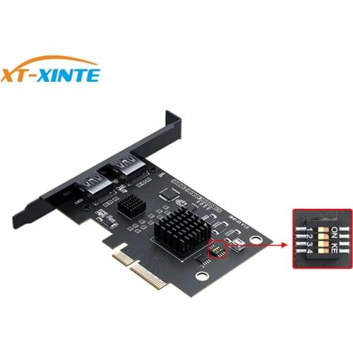 XT-XINTE Bulid-in PCIe HDMI-compatible Video Capture Card 4K60 HDR PCIe Interface 2K144 1080p240 PS5 Capture Audio Video Source