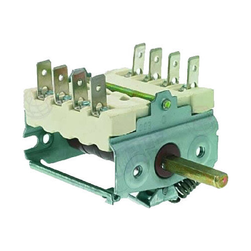 ZANUSSI 004908 0A2134 INTERRUPTOR ROTATORIO 2 OPERACIONES POS 4NO SEQ BAnO MARiA