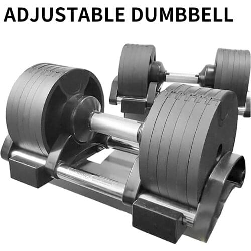 1 PC Adjustable Dumbbells Men Home Smart Quick Adjusting Dumbbells 20 kg Gym Kettlebell Adjusting Dumbbells Set Workout Weights