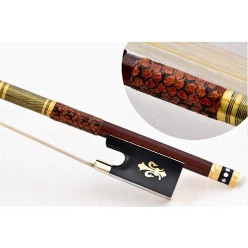 1pcs violin bow size 4/4 violino brazilwood wood Bow Horse hair violin accessory bow accessories para violino