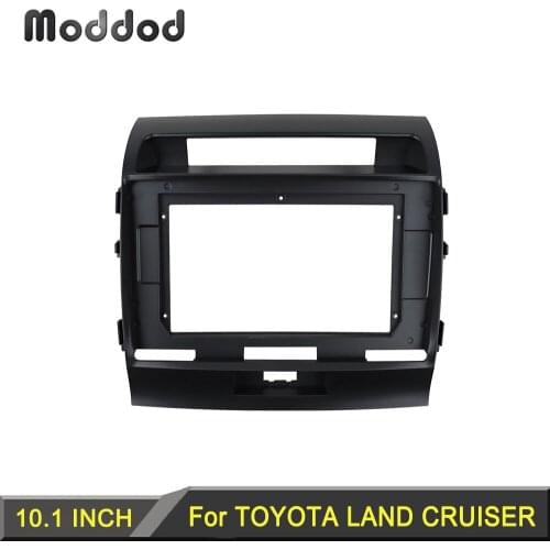 10.1 Inch Radio Frame for TOYOTA LAND CRUISER 2007-2015 Stereo GPS DVD Player Installation Panel Surround Dash Trim Kit Bezel