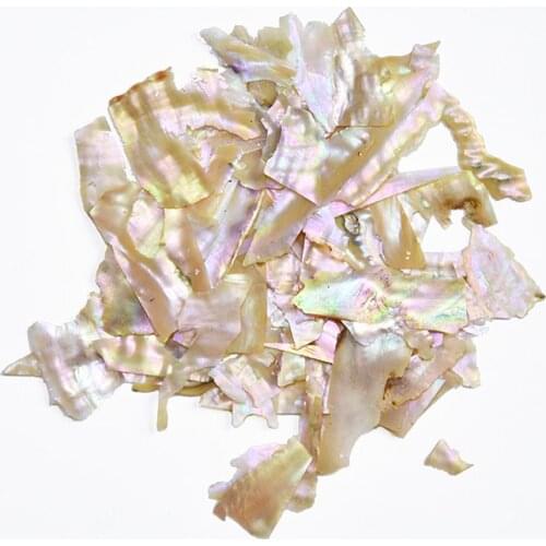 5g/Bag Nail Art Decoration Natural Abalone Shell Thin Glitter Flake Chips for Jewelry Making/ Nail Art/ Inlay Chips Decor KM-68