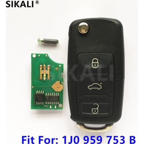 Car Remote Key for 1J0959753B 5FA8137-10 for BEETLE/BORA/GOLF/PASSAT/POLO for VW/VolksWagen 1998 1999 2000 2001