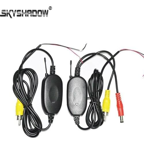 2.4Ghz Wireless Camera Video Transmitter Receiver for Car Rear View Camera reverse backup Car DVD Player Parking Monitor