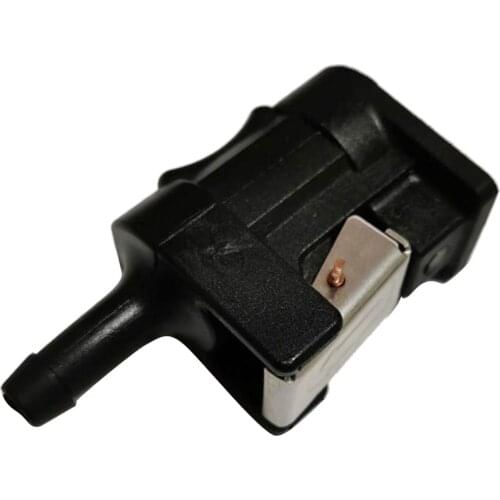 5/16inch Female Engine Side Quick Connect Fuel Line Fittings Pipe Adapter for Yamaha Outboard Motors Black