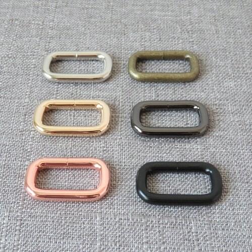 1pcs 25mm webbing metal hardware belt buckle for bag handbag straps link chain clasp martingale collar dog leash rope accessory