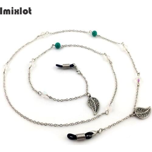 Fashion Reading Glasses Chain Sunglasses Spectacles Metal Cords Vintage Crystal Beaded Eyeglass Chains Sport Eyewear Accessories
