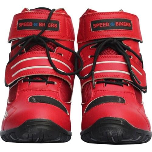 Pro-biker A005 motorcycle Boots Motocross Motorbike Shoes Black White Red leisure style EU size 38-45