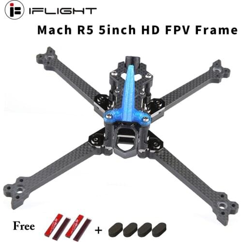 IFlight Mach R5 215mm 5inch HD FPV Frame Kit W/ 6mm arm compatible XING2 22 series motors 5inch Propeller for FPV Racing Drone