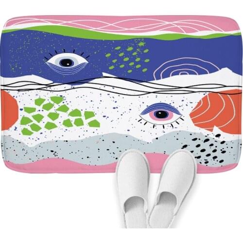 Getting Started With Fashion Cute Girl Mat In The Hallway Eyelashe Anti-Slip Foot Pad Carpet Beside Bed In Bedroom Entrance Door