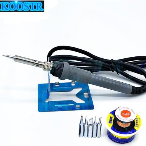 220V 45W temperature soldering iron Internal heating soldering iron Electronic soldering tool set +5pcs iron tips YIHUA 947-I