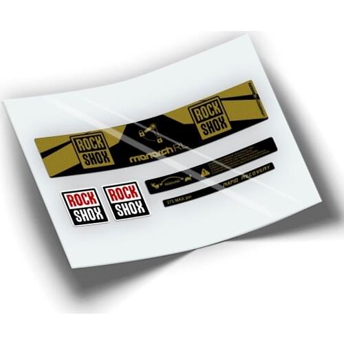 Pegatinas dampener ROCKSHOX MONARCH RL WP204 STICKERS