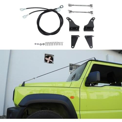 Obstacle Eliminate Rope for Suzuki Jimny 2019 2020 JB74 Front Hood Protector Deflect Hanging Branches Brush Car Accessory