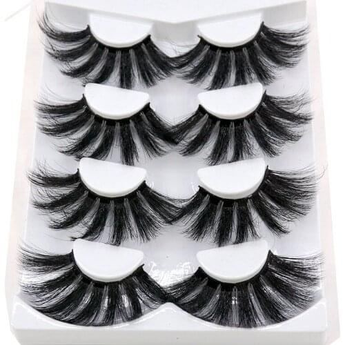 HBZGTLAD 6D New 25mm Mink Eyelashes Handmade Natural 3D Fake Lashes Ins Long Imported maquiagem False Eyelashes extension cilio