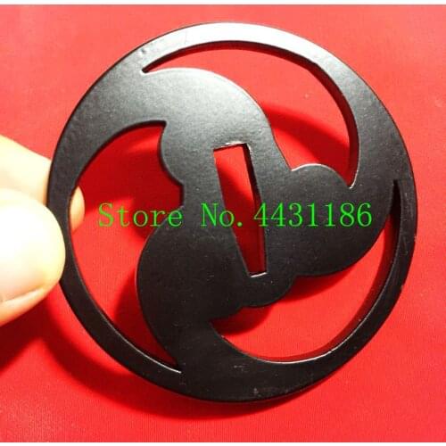 Handmade Samurai sword Iron Tsuba Japanese Katana Hand Guard Accessory Fitting