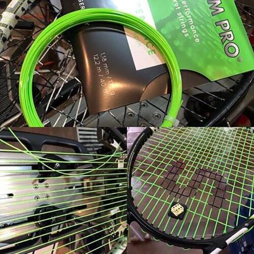 Tennis String Polyester SINGNUM PRO Perience Octagonal Top Spin 1.24 Beach Tennis String Ultra Spin Machine Stringing Good 10m