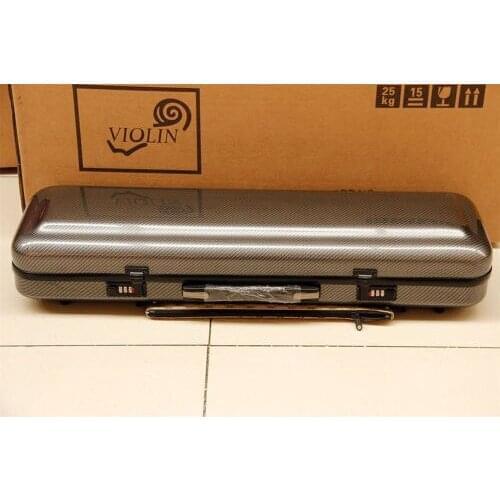 High Quality New Violin Fashion 4/4 Full Size Composite Carbon Fiber Case Bag Bow Holders Straps Violino Accessories