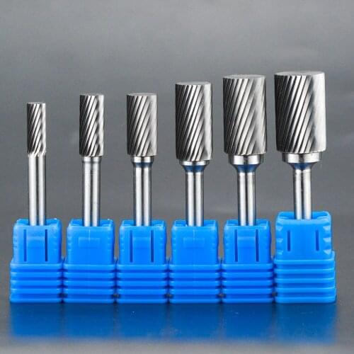 1 Pcs 8mm-16mm Tungsten Carbide Rotary Tool Point Burr Die Grinder Abrasive Tools Drill Milling Carving Bit Rotary Burr tool