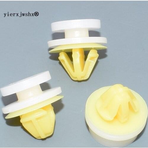 Yierxjwshx Original & Yellow Rocker Panel Weel-arch Clip for GM#93176656 4414720 for LANDROVER#DYC101420 for RENAULT#770307736B