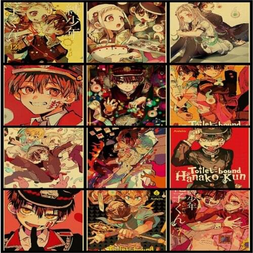 5D DIY Diamond Painting Jibaku Shounen Hanako-Kun Round Diamond Embroidery Cross-stitch Diamond Mosaics Paint