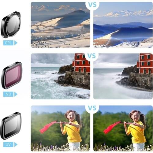 6pcs/Set Premium Camera Lens Filter for dji-Osmo Pocket, Pocket 2,Maximum Comfort and Durability X37A