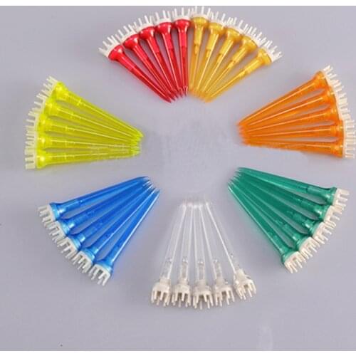 78mm Golf Crown Tee 3.07inch Golf Tee 20pcs/pack Mixed Color Golf Tees
