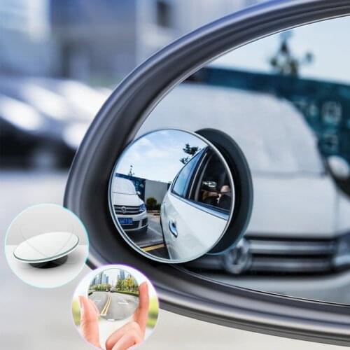 Car 360 Wide Angle Round Convex Mirror Car Vehicle Side Blindspot Blind Spot Mirror Wide Rear View Mirror Small Round Mirror