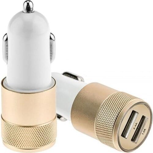 5V 2.1A Cigarettes Lighter Interface LED Dual USB Fast Car Phone Charger Adapter for iPhone Samsung Galaxy Tablet
