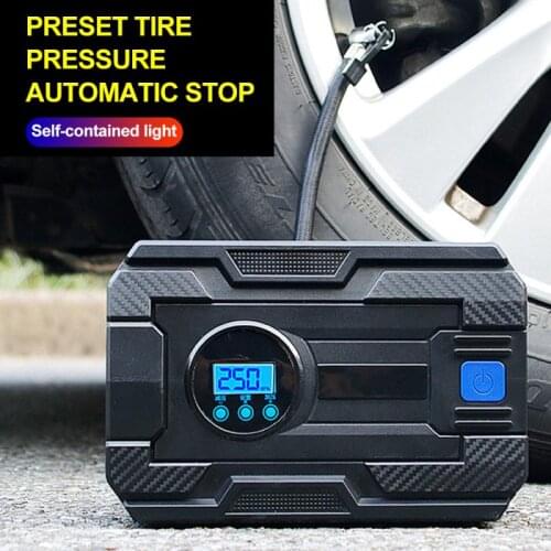 DC12V Car Air Compressor Portable Vehicle Tire Air Pump Car Inflator For Motorcycles Bicycles Tires Air Cushions Inflatable Toys