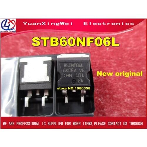 Free shipping 10pcs/lot STB60NF06L STB60NF06 B60NF06L B60NF06 60NF06 TO-263 new original IC