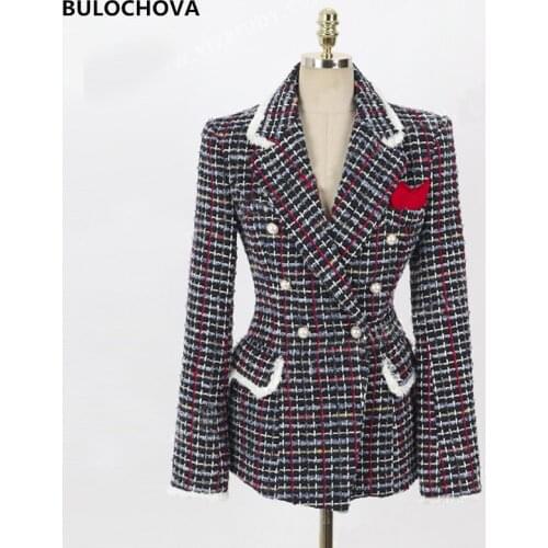 Женские твидовые пальто BULOCHOVA China At AliExpress